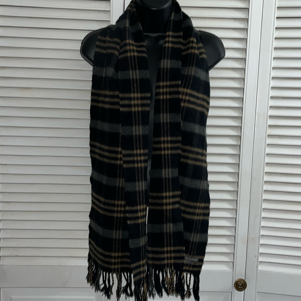 Scotland 100% Cashmere fringe scarf